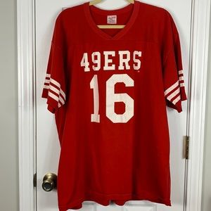 Vintage Rawlings San Francisco 49er’s red football shirt size XXL